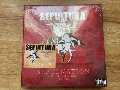 Sepultura &amp;ndash; Sepulnation (5 albume, 8 viniluri LP, 2021,EU) Nou/Sigilat foto