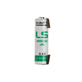 SAFT LS14500 / AA baterie cu litiu 3.6V cu urechi de lipire U Conținutul pachetului 1 Bucată