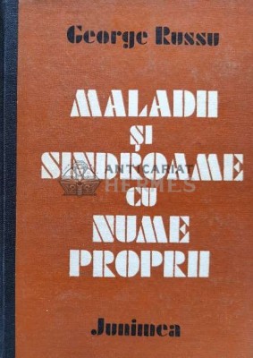 Maladii si sindroame cu nume proprii - 1985 - George Russu (W108) foto