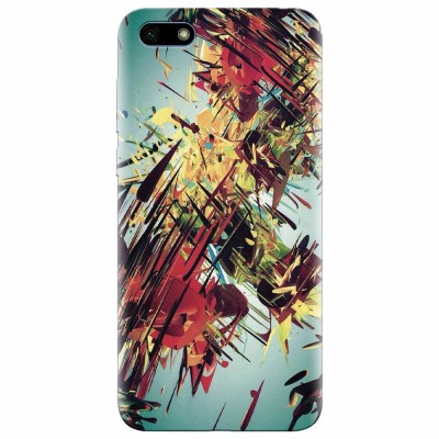 Husa silicon pentru Huawei Y5 2018, Complex Abstract Colorful 3D Drawing foto