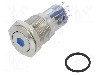 Intrerupator anti-vandalism, ON-(ON), &Oslash;16.2mm, BULGIN, MP0045/1D1BL220S