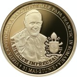 Romania 50 Bani 2019 - Papa Francisc &icirc;n Rom&acirc;nia, PROOF KM-New UNC !!!, Alama