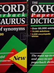 Betty Kirkpatrick - The oxford paper back thesaurus / dictionary, 2 vol. (Editia: 1995) foto