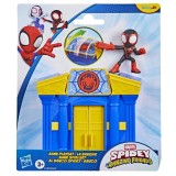 SPIDEY SI PRIETENII LUI UIMITORI MARVEL MINI SET BANCA CU FIGURINA SI ACCESORII