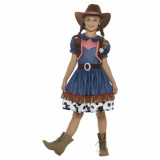 Costum cowgirl pentru fete 10-12 ani 145-158 cm, Kidmania