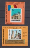 CONFERINTA PENTRU SECURITATE MADRID 1980 LP. 1018-1019 MNH, Nestampilat