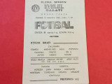 Program meci fotbal &quot;OTELUL&quot; GALATI - &quot;POLITEHNICA&quot; IASI (12.11.1989)