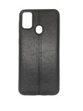 Cumpara ieftin Husa Telefon Silicon Samsung M21 m215 M30s m307 Black Leather