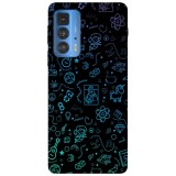 Husa compatibila cu Motorola Edge 20 Lite model Neon Art, Silicon, TPU, Viceversa, Transparent, Carcasa