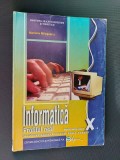 INFORMATICA CLASA A X A PROFILUL REAL MATE -INFO INTENSIV INFO MARIANA MILOSESCU, Clasa 10