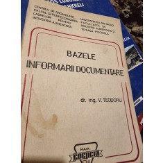 BAZELE INFORMARII DOCUMENTARE - V. TEODORU