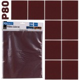 Set foaie abraziva pentru slefuit, 230 x 280 mm, P80, 10 bucati, Geko G78433