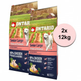 ONTARIO Senior Large - chicken &amp;amp; potatoes 2 x 12kg