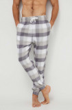 Cumpara ieftin Hollister Co. pantaloni de pijama 2-pack barbati, culoarea gri, modelator