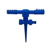 Aspersor Rotativ Automat 360 Grade, 2 Brate, 8 Duze Pulverizare MD901, Albastru - Udare Eficienta Gradina