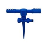 Cumpara ieftin Aspersor rotativ automatic cu 2 brate, 8 duze pulverizare, 360 grade, MD901, albastru