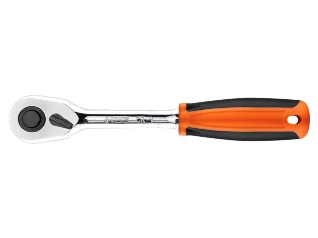 Clichet 1/2 drept cu comutator 250 mm 45 dinți NEO TOOLS