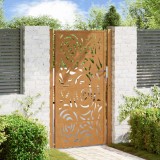VidaXL Poartă grădină Design cu flacără oțel rezistent la intemperii