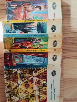 Set Cărți Literatura Engleză BPT Henry James George Eliot foto