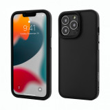 Husa Vetter pentru iPhone 13 Pro Max, Clip-On Hybrid, Shockproof Soft Edge and Rigid Back Cover, Negru