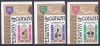 DB1 QE II 25 Ani Incoronare 1977 Grenada 3 v. MNH, Nestampilat