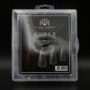 Tipsuri reutilizabile pentru realizarea extensiilor de unghii set 120 buc, migdale, imprimeu șarpe