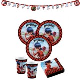 Set de petrecere din 37 de piese Buburuza Miraculoasa