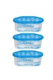 Set 3 dezumidificatoare pasive, 100 g x 3 bucăți, fără parfum, potrivite pentru spații de p&acirc;nă la 35 m&sup2;, rulote