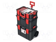Ladă pentru unelte neagră KISTENBERG MODULAR SOLUTION 530x355x825mm 3buc.