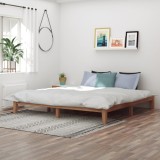 Cumpara ieftin Cadru de pat, 200x200 cm, lemn masiv de tec