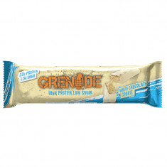 Baton proteic cu ciocolata alba White Chocolate Cookie, 60g, Grenade