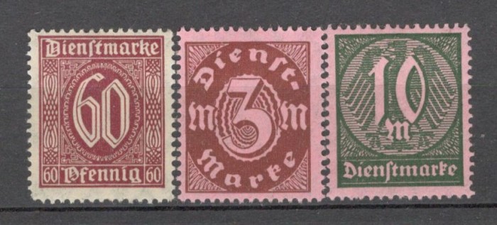 Deutsches Reich.1921 Timbre de serviciu-Cifra MD.130