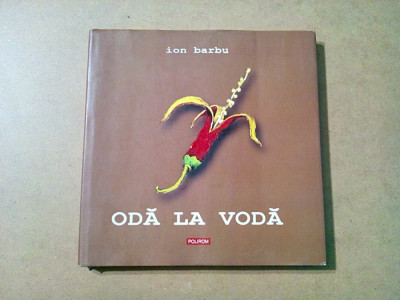 ODA LA VODA - Ion Barbu - Editura Polirom, 2007, 223 p. foto