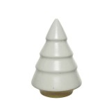 Cumpara ieftin Brad decorativ - Stoneware Christmas Tree - Off-White | Kaemingk