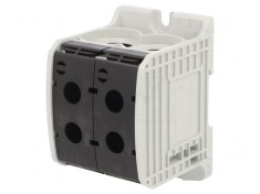 Conector de Șine 185mm2, 4 Borne, Negru