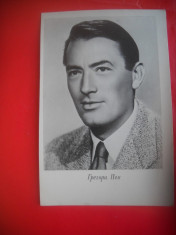 HOPCT 48190 GREGORY PECK -ACTORI SI ARTISTI CELEBRI-NECIRCULATA foto