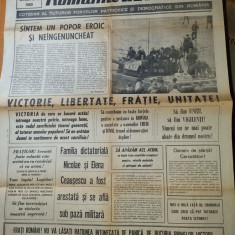 romania libera 23 decembrie 1989-prima aparitie dupa comunism,revolutia romana