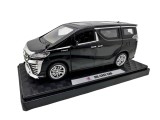 Macheta Toyota Vellfire neagra 1:32 Usile Se Deschid Portbagaj Mobil Pull Back sunet si lumini