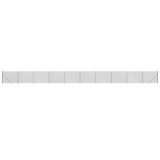 Gard plasa de sarma cu bordura, antracit, 1,8x25 m