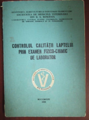 Controlul calitatii laptelui prin examen fizico-chimic de laborator foto