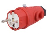 Conector Alimentare AC 2P PE 250VAC 16A Cablu