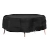VidaXL Husă mobilier tip insulă, 8 ocheți, rotund, &Oslash;188x50 cm