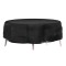 vidaXL Husă mobilier tip insulă, 8 ocheți, rotund, &Oslash;188x50 cm