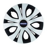 Set 4 Capace Roti Top Gri-Negru R17, Compatibil Cu Volvo, Autohelix MSA