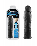 Prelungitor Penis Orgasm Generator Negru, [ 17,5 cm x 4,2 cm ]