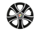 Cumpara ieftin Set 4 capace roti Bis Gri-Negru R14 pentru gama auto Alfa Romeo, Autohelix MSA