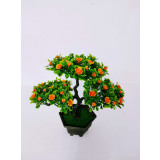 Copăcel artificial flori portocalii