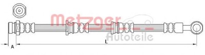 Conducta / cablu frana MITSUBISHI PAJERO CLASSIC (V2_W) (2002 - 2016) METZGER 4110917 foto