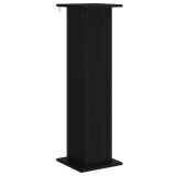 vidaXL Suport pentru plante Negru 30,5 x 30 x 100,5 cm Lemn prelucrat 899746