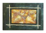 Cumpara ieftin Tablou abstract pictat manual, Dreptunghi 2, 90x60cm ulei pe panza in relief, efect 3D, gata de expus pe perete